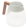 Matte White Glass Carafe With Lid for GE C7CDABS4RW32 - Part WC02X20563