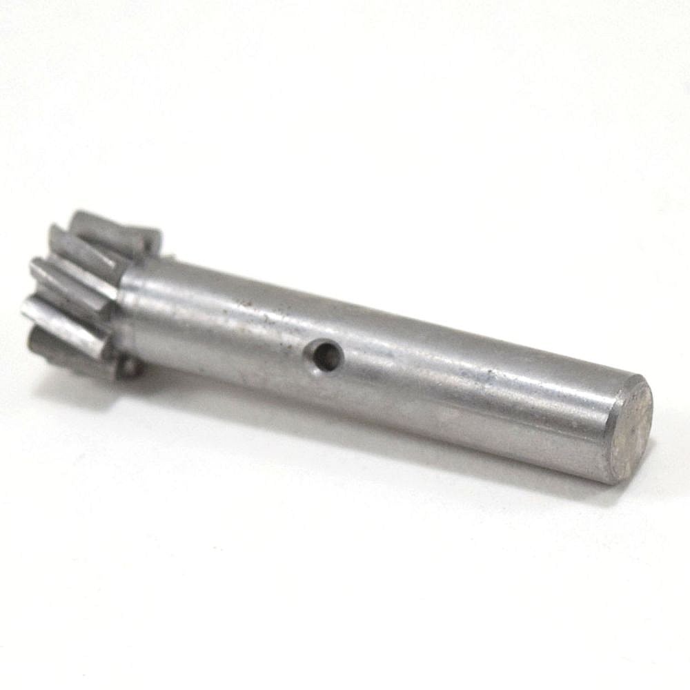 Part #wp240210-2, Stand Mixer Shaft And Pinion, 10-Tooth / 2.25 x 0.62 x 0.62