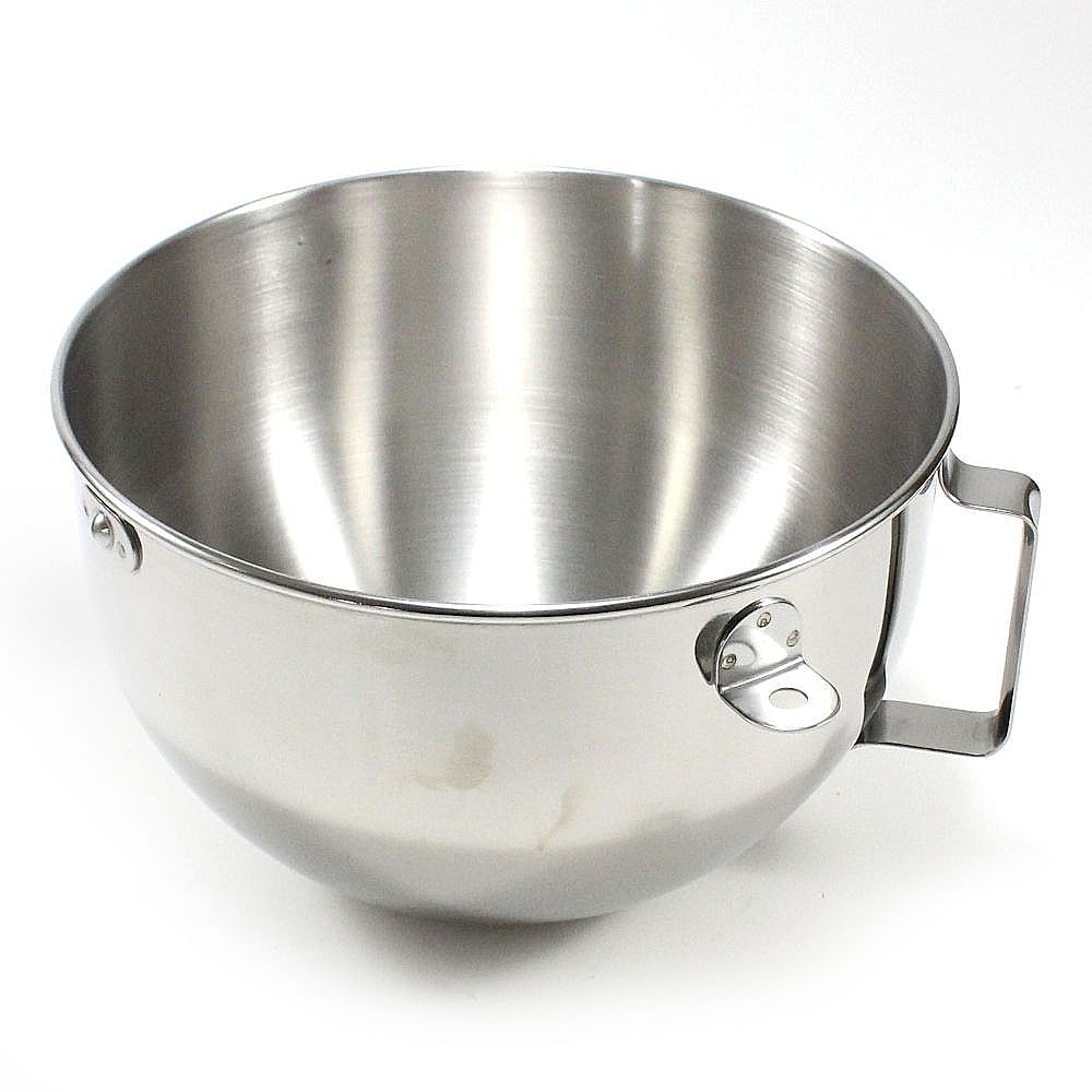 Part #wpw10717235, Stand Mixer Bowl, 5-Qt (Stainless) / 9.75 x 9.38 x 12.75