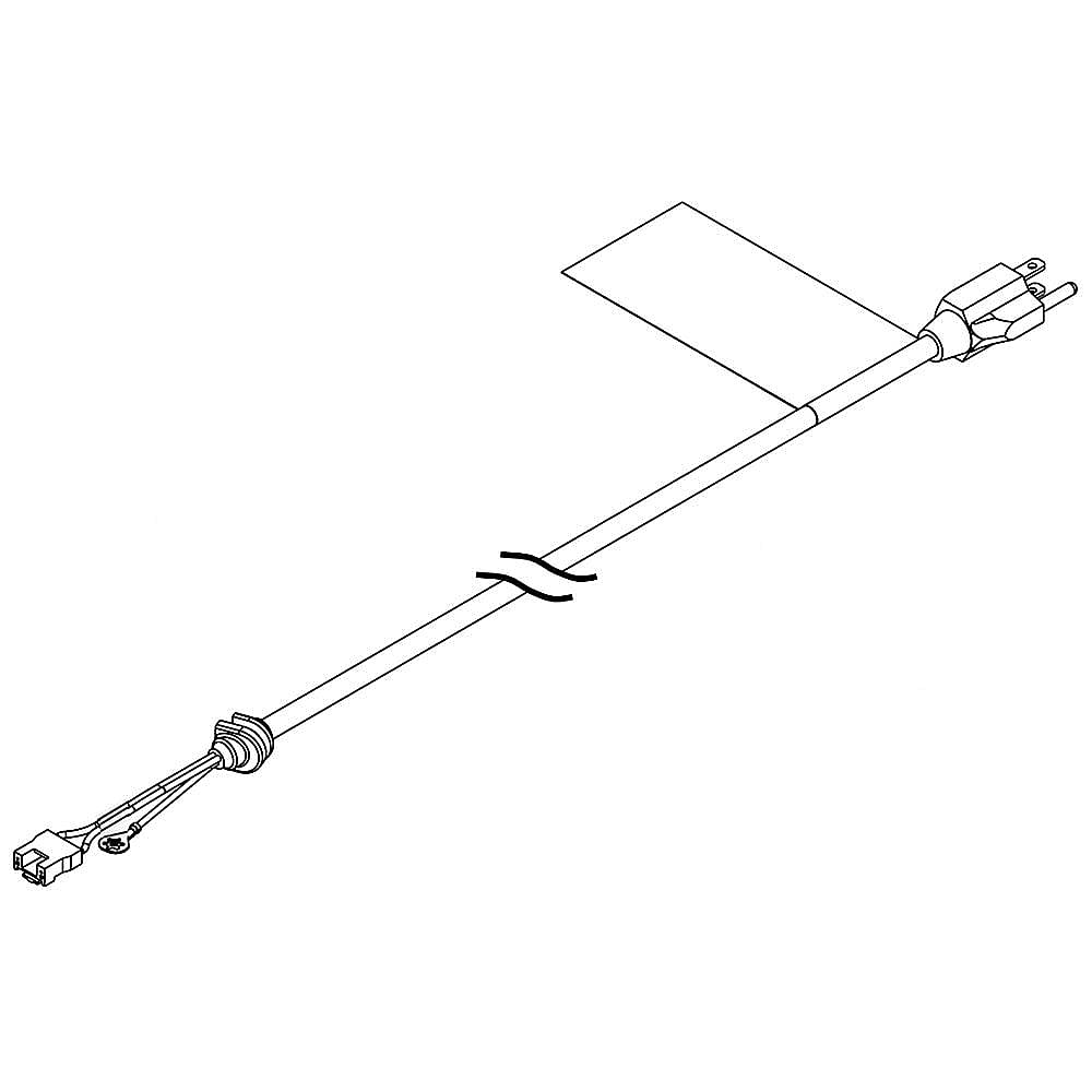 Part #w10234520, Power Cord / 7.20 x 7.20 x 0.50