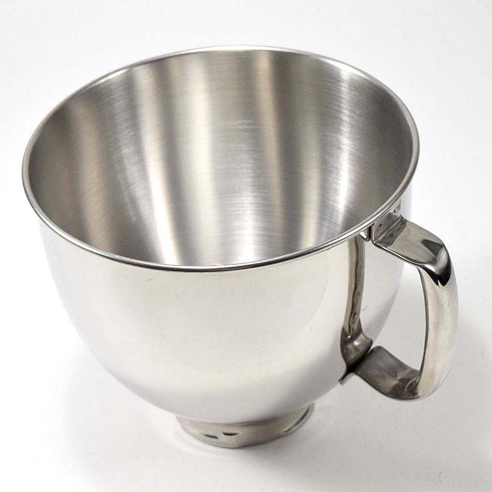 Part #w11324096, Stand Mixer Stainless Steel Bowl, 5-Qt (Replaces Wpw10676080) / 8.25 x 6.15 x 7.00