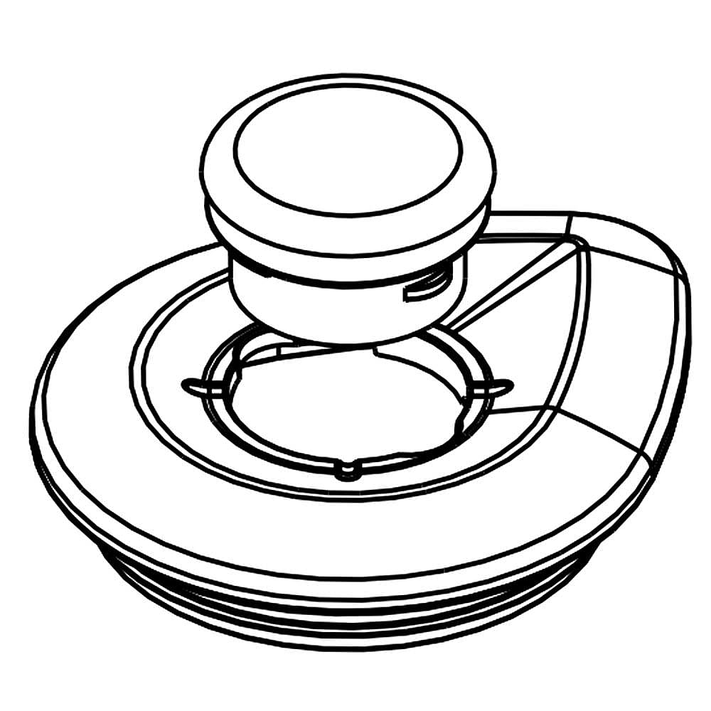 Part #w10476251, Lid Assembly / 5.00 x 4.00 x 2.00