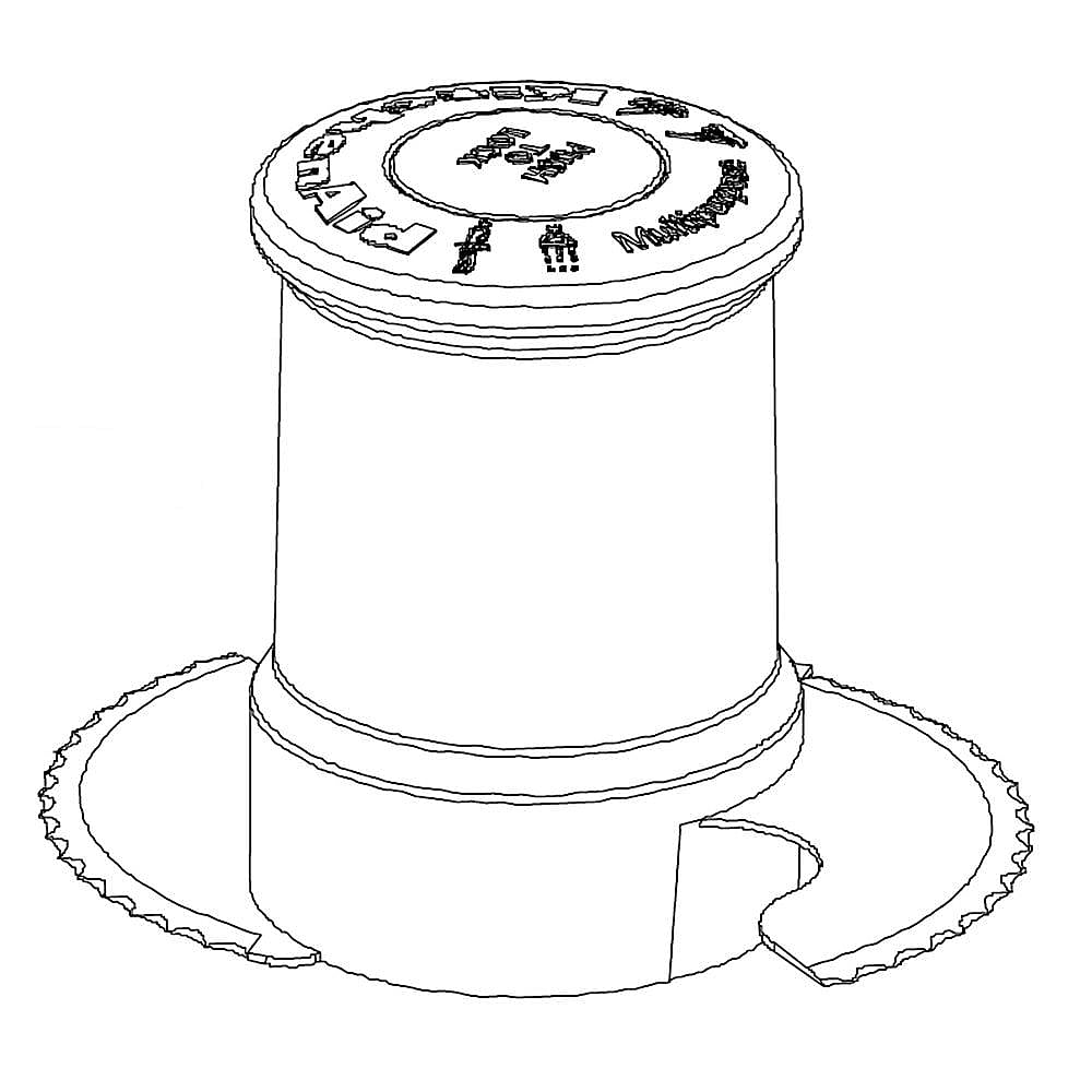 KitchenAid Part #w10648616, Food Processor Blade | 6.80 x 4.00 x 4.00