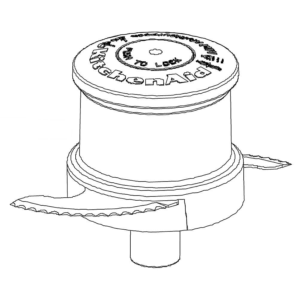 Part #w10648617, Blade / 5.90 x 4.90 x 3.90