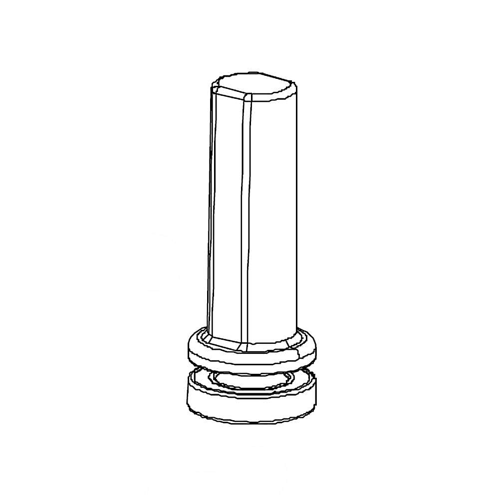 Part #w10648624, Sleeve Shaft / 0.75 x 0.75 x 1.50
