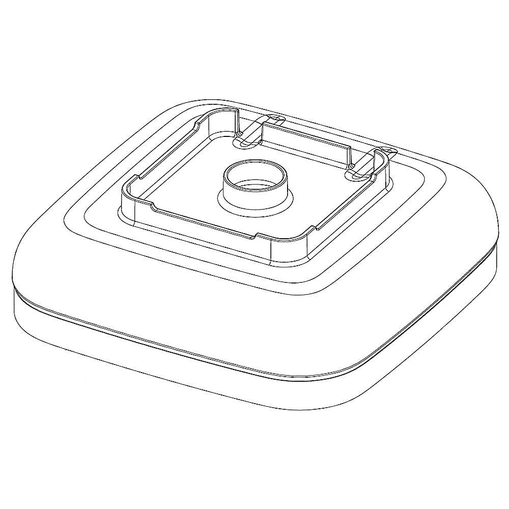 Part #w10703886, Base Upper / 8.75 x 8.50 x 3.00