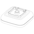 Upper Base (sugar Pearl Silver) for KitchenAid KSB8270MS0 - Part W10732389