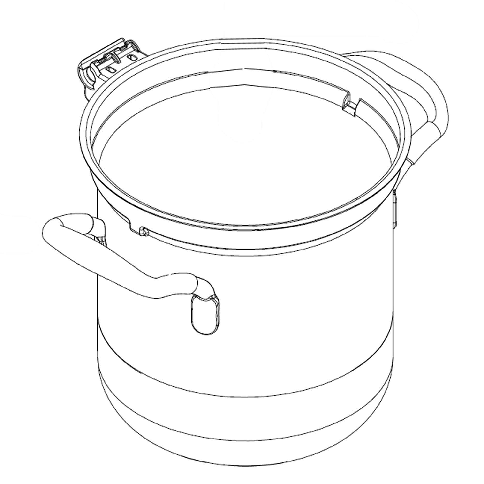 Part #w10769029, Cooking Pot / 13.75 x 11.25 x 9.75