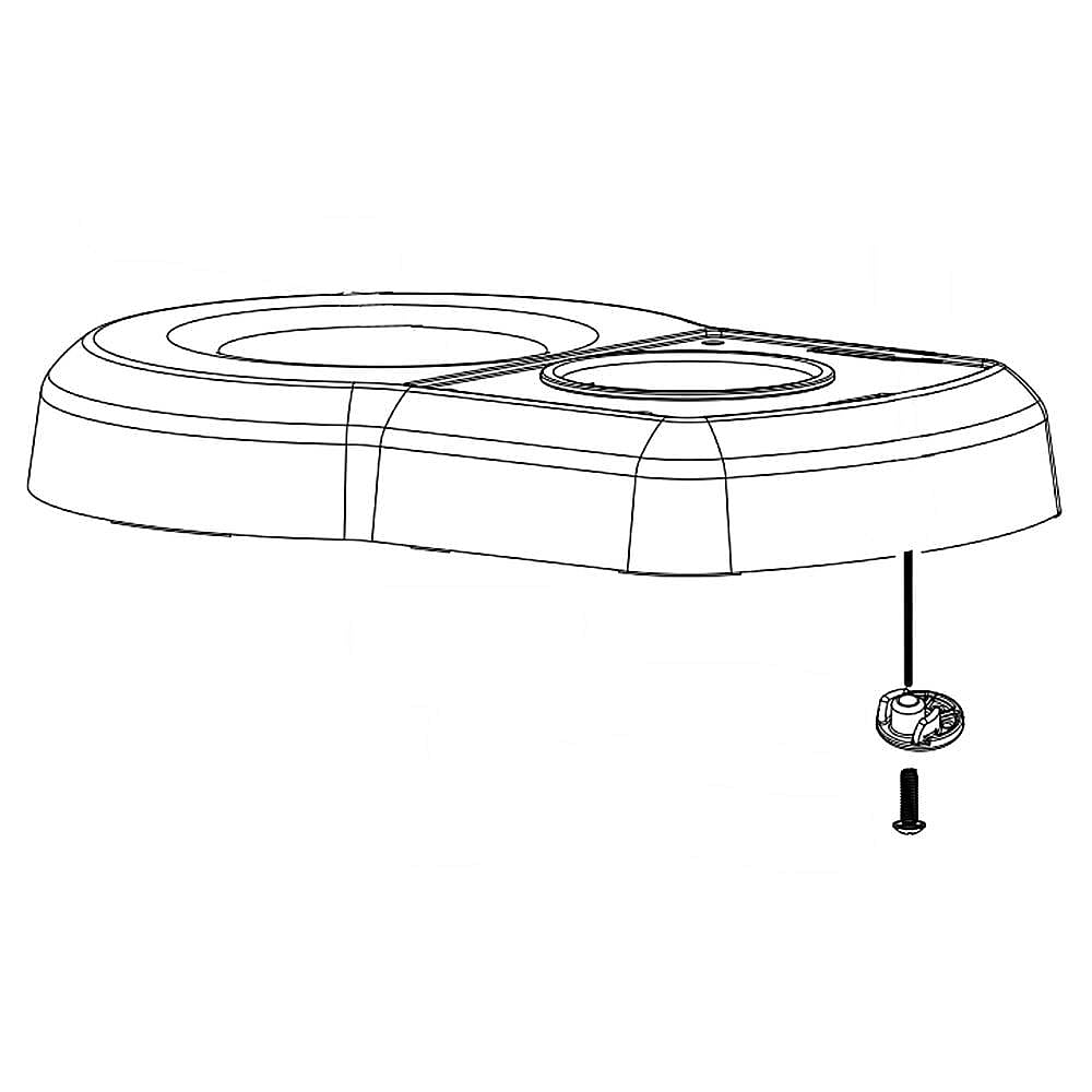Part #w10784766, Base Assembly / 10.75 x 7.50 x 1.50