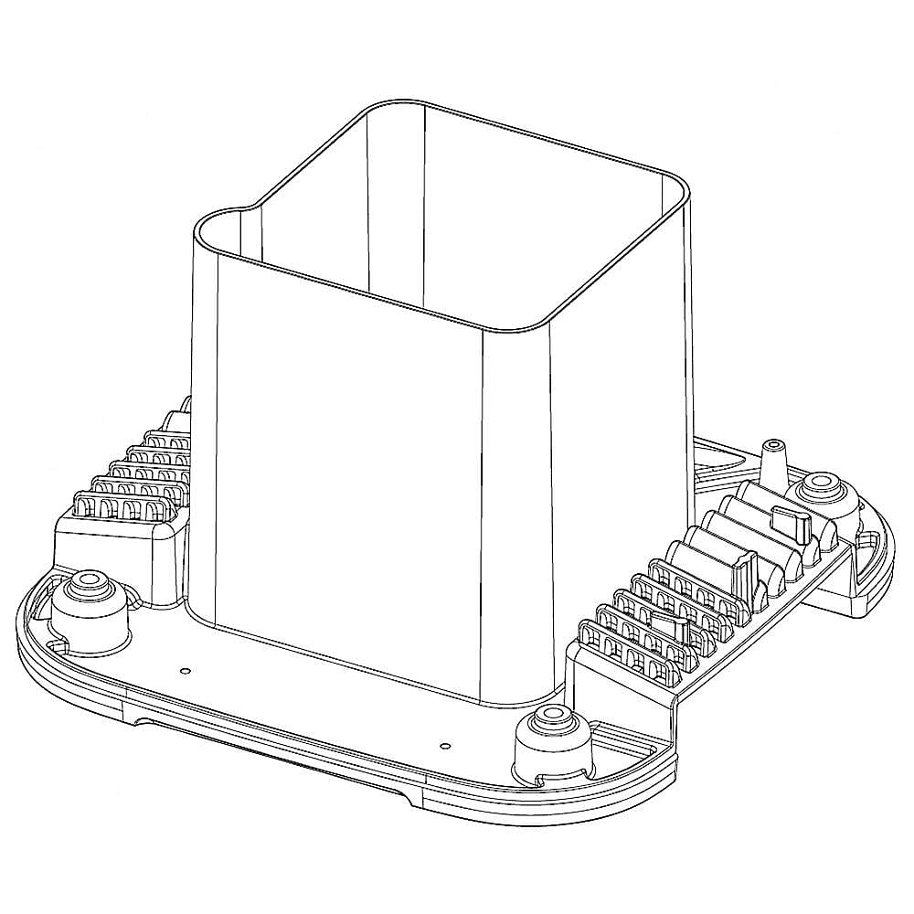 Part #w10811507, Blender Base / 9.25 x 9.25 x 5.75