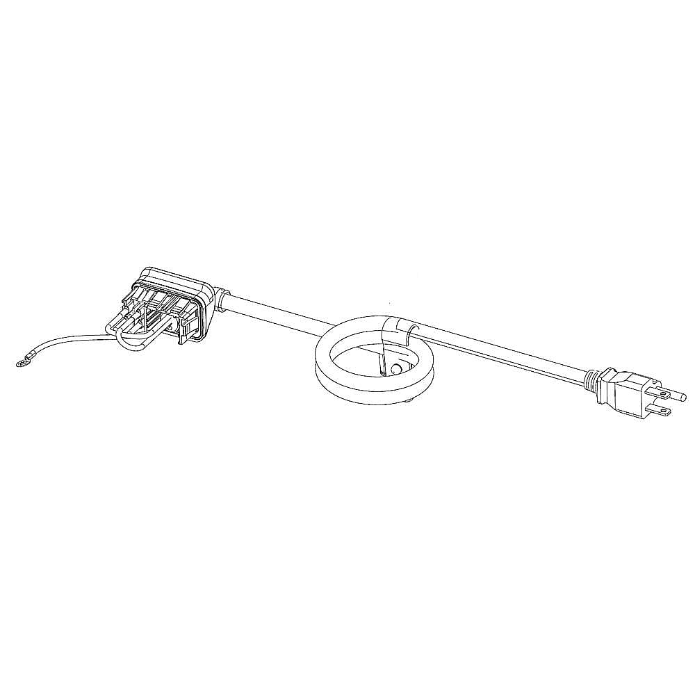 KitchenAid Part #w10827142, Blender Power Cord | 9.50 x 7.00 x 1.75