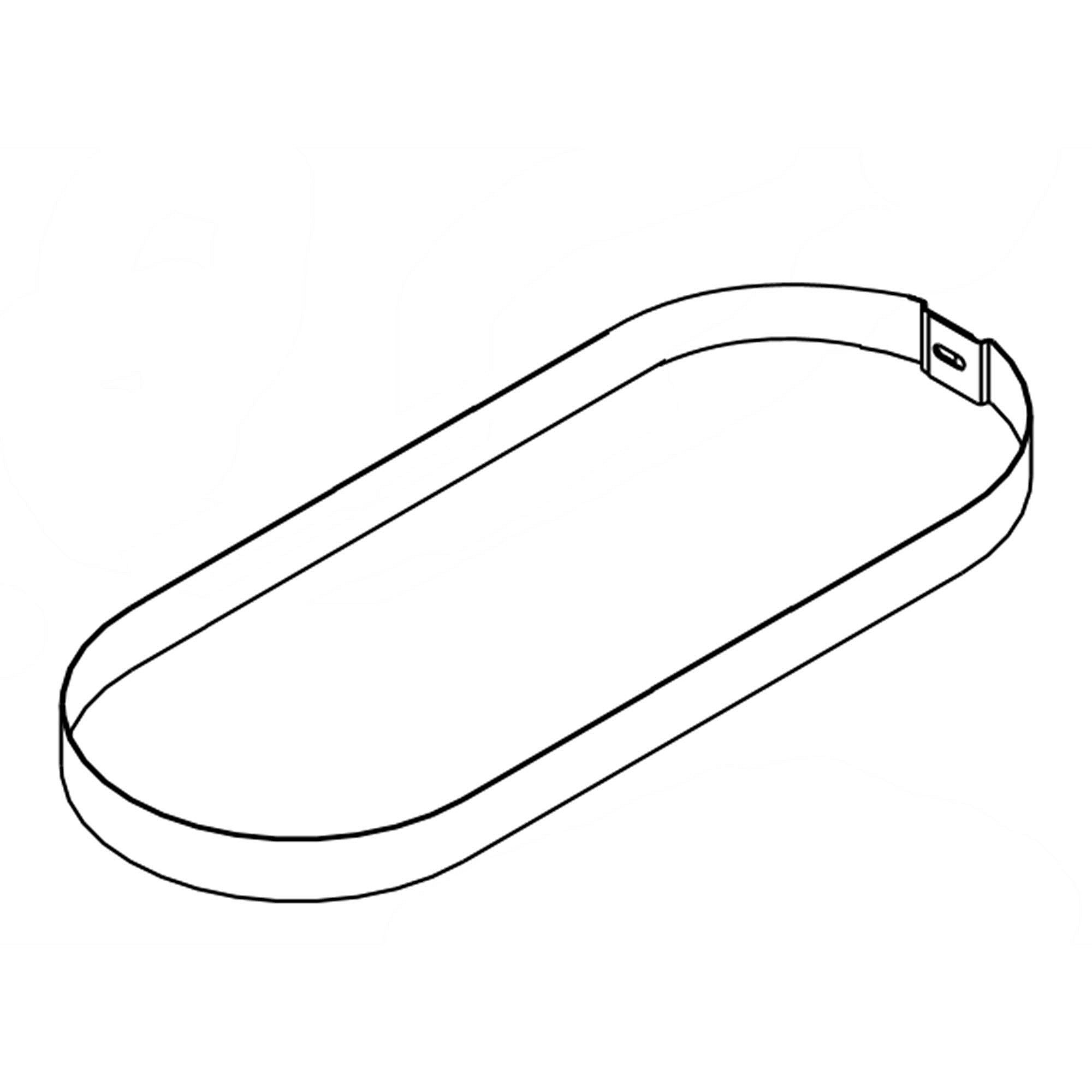 KitchenAid Part #w10870719, Band-Trim | 12.25 x 3.75 x 0.75