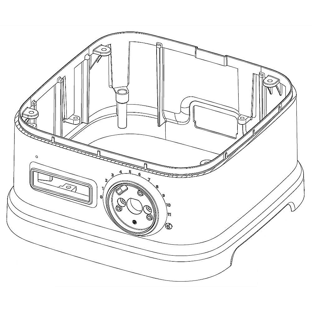Part #w11043923, Base Lower / 8.75 x 8.50 x 3.50