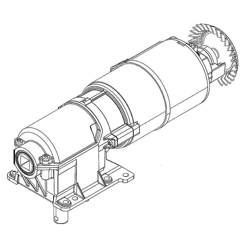 Part #w11097334, Motor / 14.44 x 7.44 x 7.38