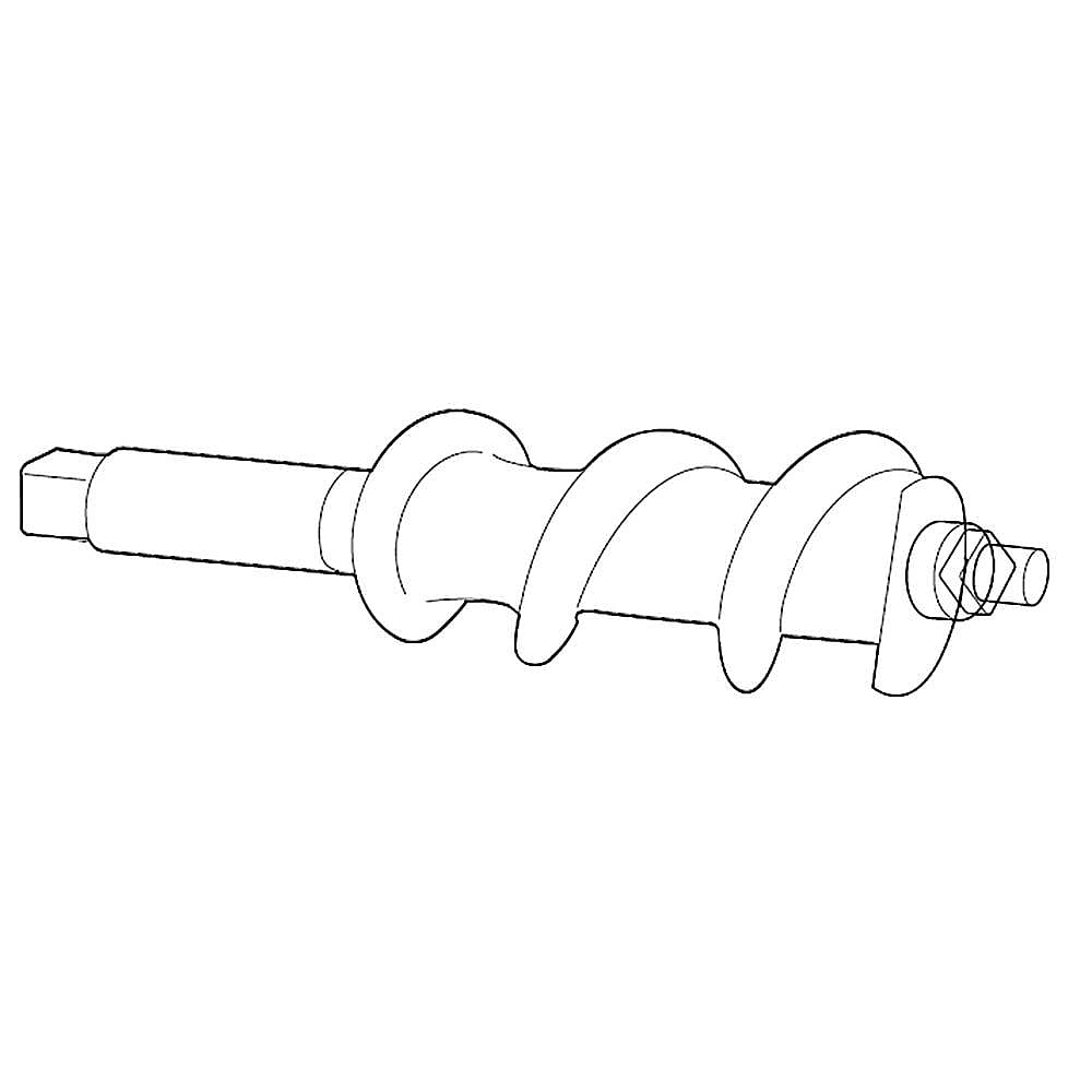 KitchenAid Part #w11254835, Auger Assembly | 14.00 x 12.75 x 13.00