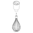 Whisk Assembly (textured Finish) for KitchenAid KHBBV83ER0 - Part W11413719