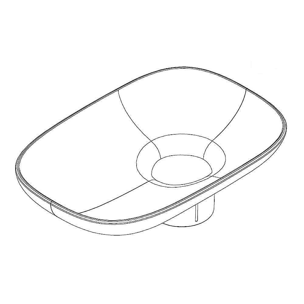 Part #w11445828, Tray / 7.25 x 4.74 x 2.50