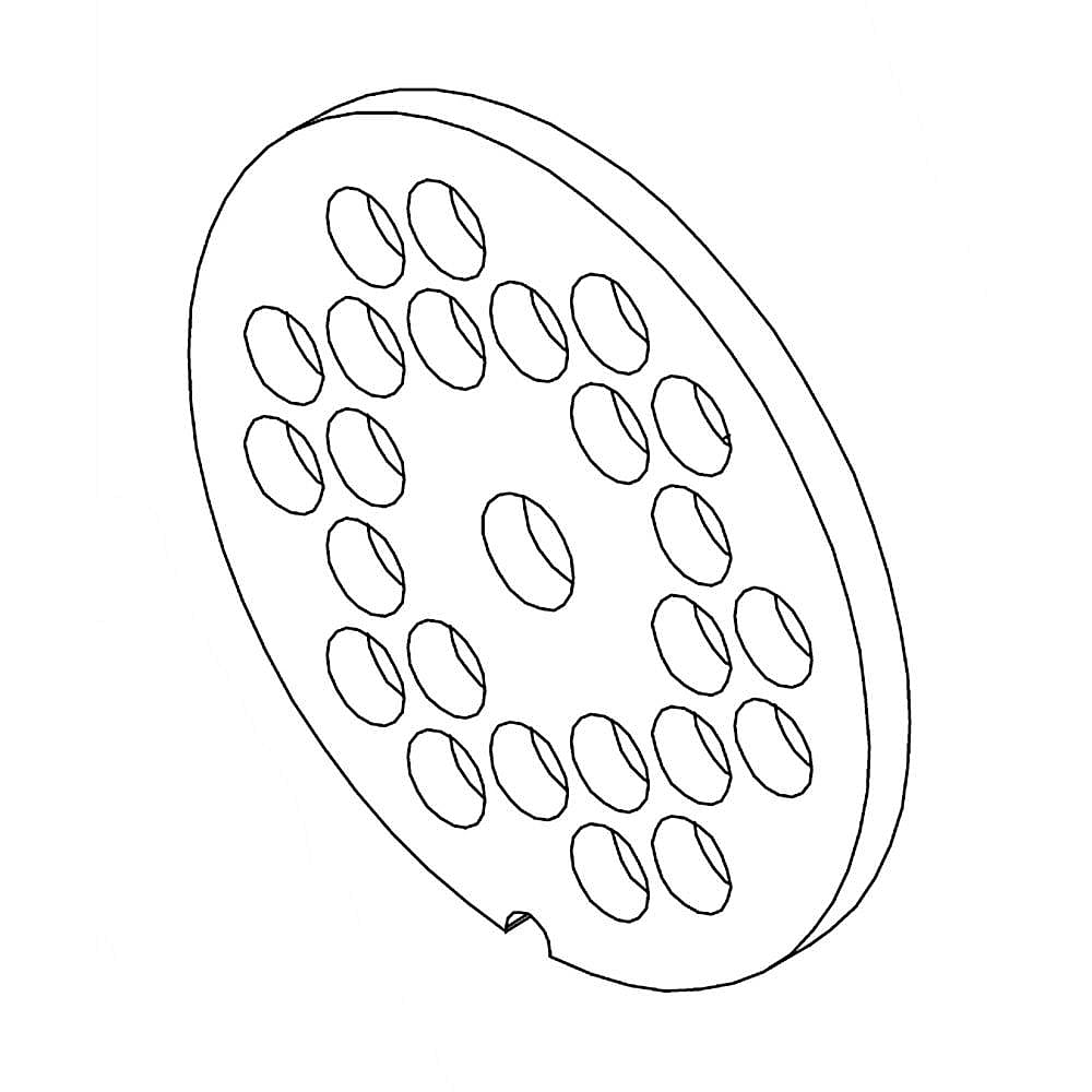 Part #w11445832, Grinding Plate, Coarse / 2.00 x 2.00 x 0.11