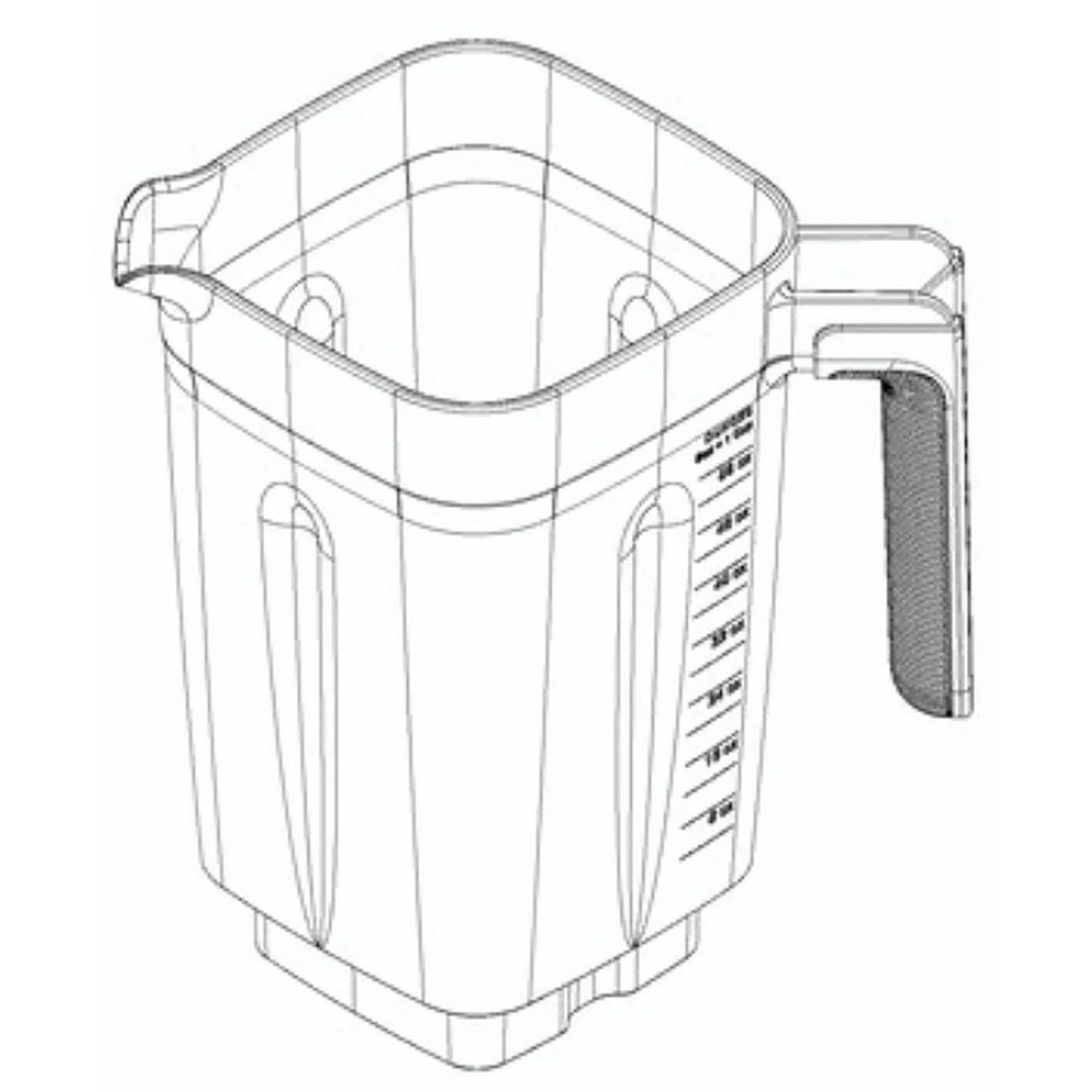 Part #w11480137, Jar Assy - 4 / 9.50 x 8.00 x 9.50
