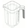 Jar Assy - 4 for KitchenAid KSB1325VB0 - Part W11480137