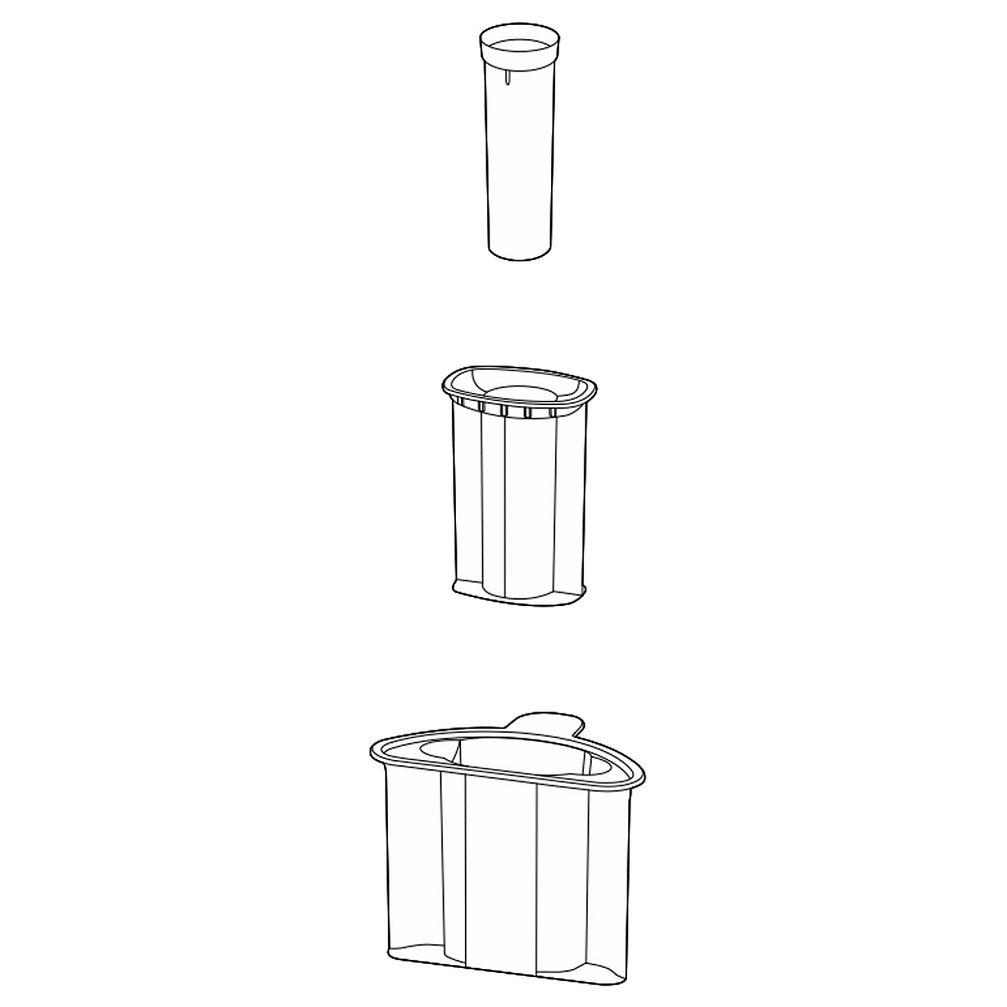 Part #w11519115, 3-In-1 Food / 5.00 x 3.75 x 4.25