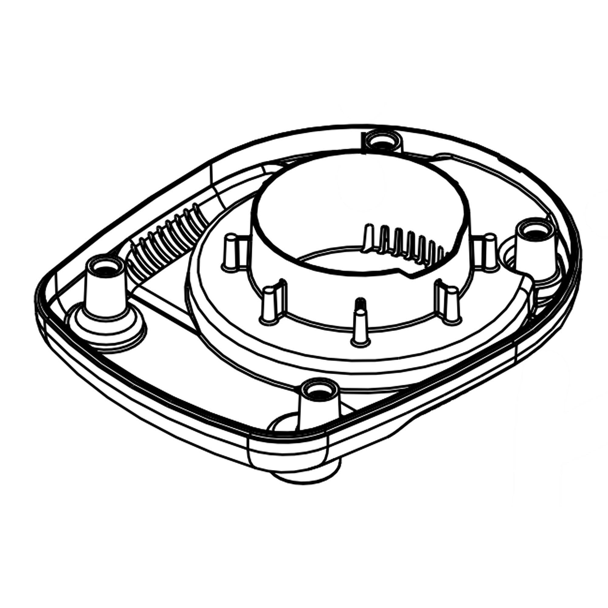 Part #wp9708890, Base | 9.90 x 2.25 x 12.19