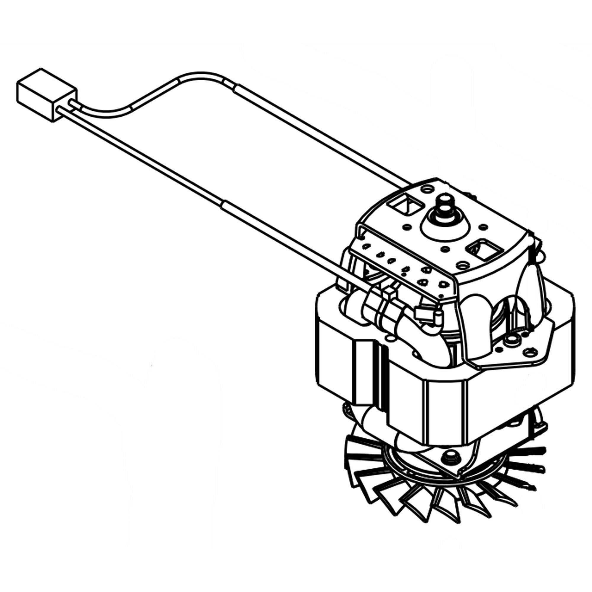 Part #wpw10290347, Motor / 5.50 x 5.25 x 6.50