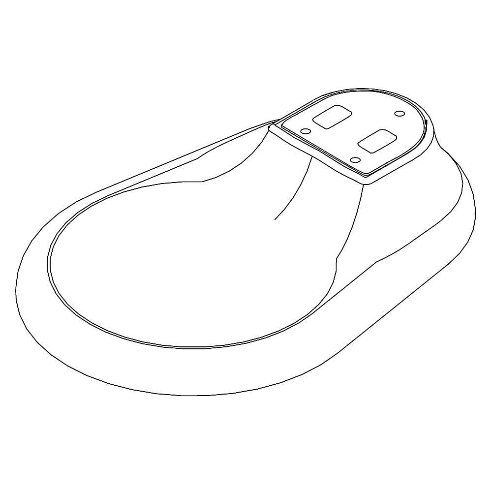 Part #wpw10402986, Base | 13.82 x 5.69 x 17.13