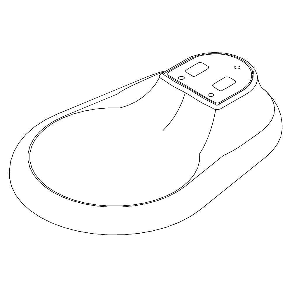 Part #wpw10448633, Base | 10.50 x 4.25 x 20.88