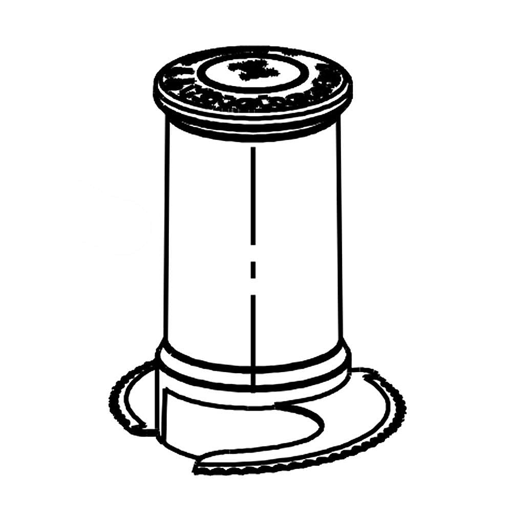 Part #wpw10597678, Food Processor S-Blade / 8.62 x 4.00 x 5.25
