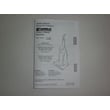 Vacuum Owner's Manual (white) for Kenmore 11635922500 - Part KC01ZCRCZ0U0