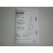 Vacuum Owner's Manual (white) for Kenmore 11636922500 - Part KC01ZCSNZ0U0