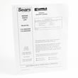 Repair Parts List for Kenmore 11636922500 - Part KC40ZCSNZ0U0