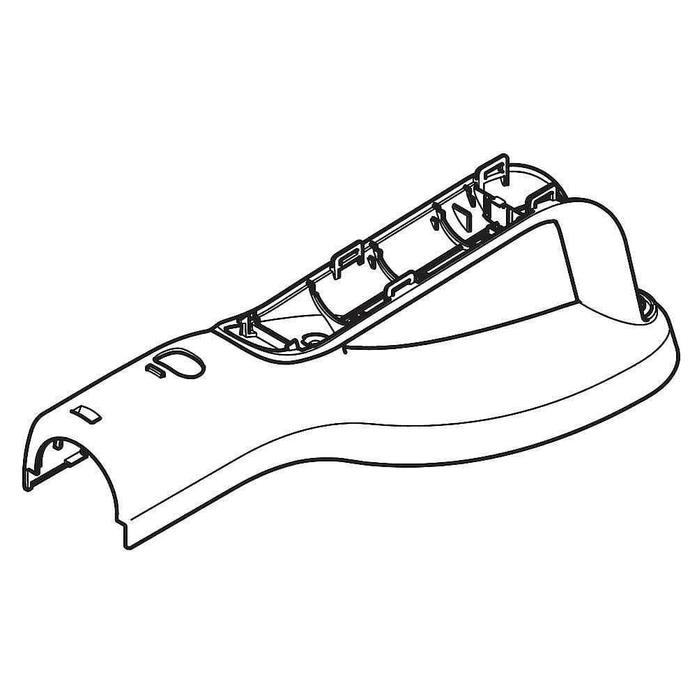 Part #kc01Bdknzv06, Kenmore Vacuum Hose Handle Shell, Upper