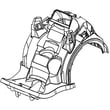 Upper Body for Kenmore 12522614610 - Part KC02ADXEZV07