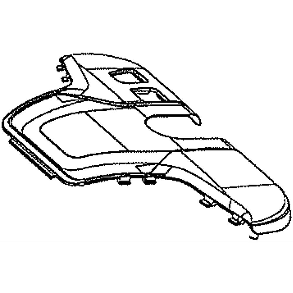Part #kc11Leekzr59, Kenmore Rear Cover Plate