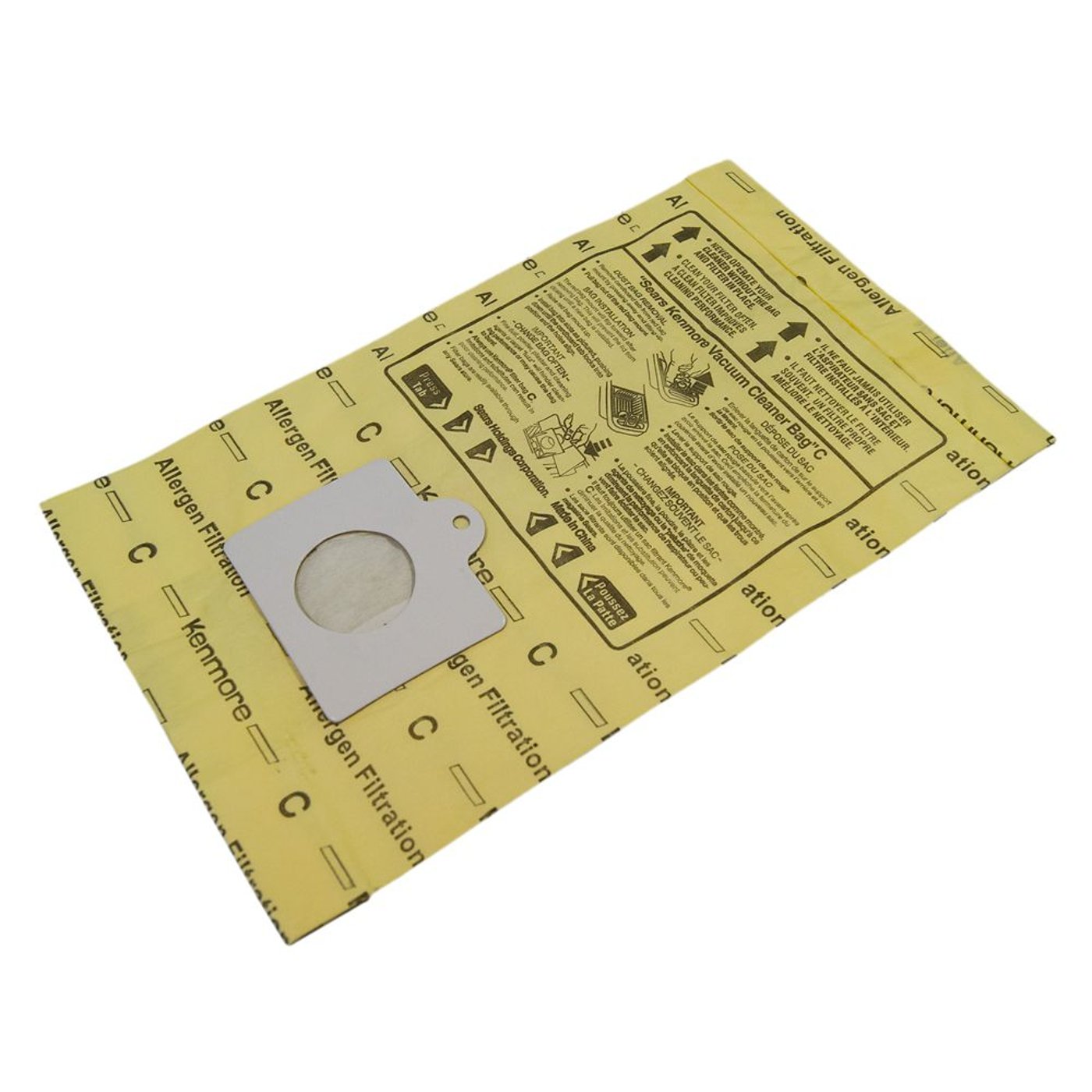 Kenmore Vacuum Bag, Type C KC16KDJVZ000 parts Sears PartsDirect