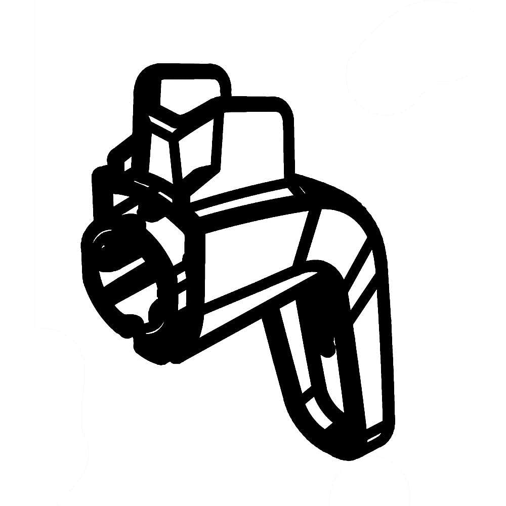 Part #kc54Eedczv06, Lower Cord Storage Hook