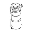 Vacuum Dust Bin Assembly for Kenmore 12531220610 - Part KC85KEDCZD01