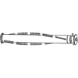 Vacuum Beater Bar Assembly for Kenmore 12531140610 - Part KC92SDWJZU00