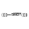 Kenmore Nozzle Roll for Kenmore Elite 12531150610 - Part KC93QDWFZV07