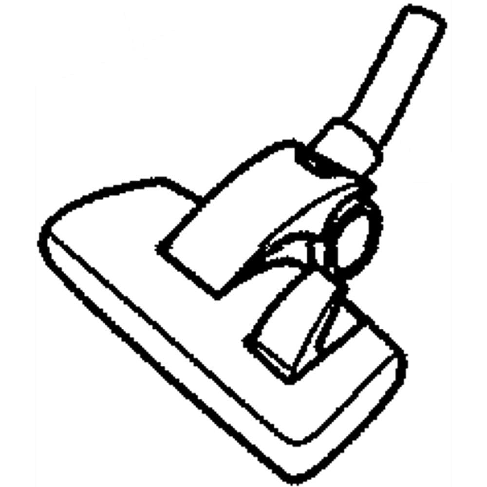 Part #kc96Qednz000, Kenmore Vacuum Floor Nozzle / 6.00 x 6.00 x 6.00