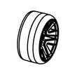 Wheel Unit for Kenmore 12531220610 - Part KC99CEDCZD01