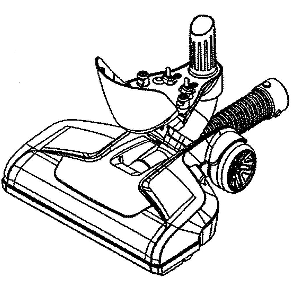 Vacuum Floor Nozzle And Dust Duct Assembly