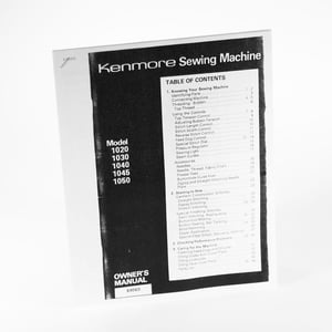 Sewing Machine Owner's Manual 69565