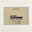 Sewing Machine Instruction Book for Kenmore 3851254180 - Part 649800074