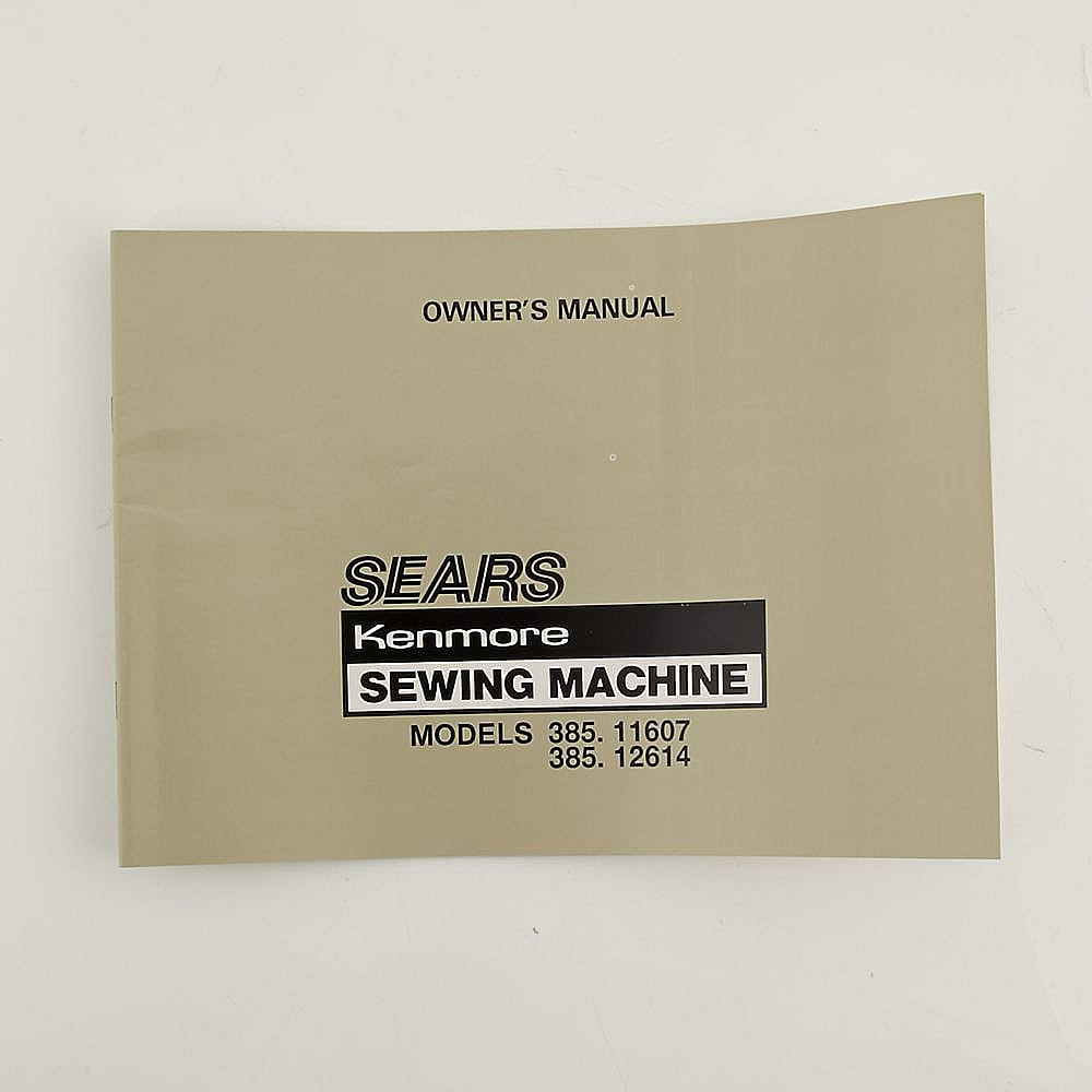 Sewing Machine Instruction Book