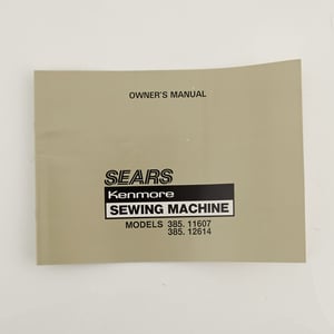 Sewing Machine Instruction Book 735800627