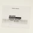 Sewing Machine Instruction Book for Kenmore 38512714090 - Part 735806313