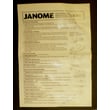 Janome Card for Janome 8080LX200 - Part 843811009